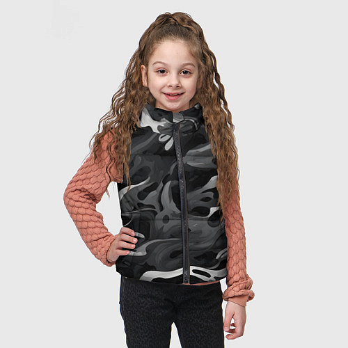 Детский жилет Неукротимый графит / 3D-Светло-серый – фото 3