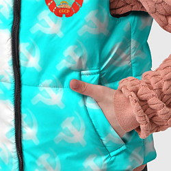 Детский жилет СССР текстура паттерн, цвет: 3D-черный — фото 2