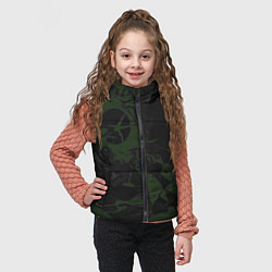 Детский жилет Дизайнерский камуфляж, цвет: 3D-черный — фото 2