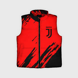 Детский жилет Juventus краски спорт фк, цвет: 3D-красный