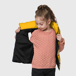 Детский жилет Псидак желтая утка покемон, цвет: 3D-черный — фото 2