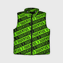 Детский жилет Juventus green pattern sport