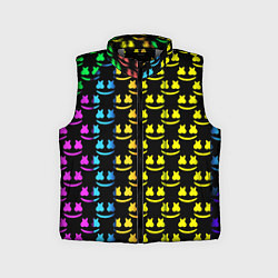 Детский жилет Marshmello градиент колор, цвет: 3D-светло-серый