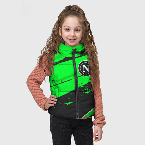 Детский жилет Napoli sport green / 3D-Черный – фото 3