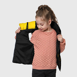 Детский жилет PSV - gold gradient по-вертикали, цвет: 3D-черный — фото 2