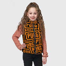 Детский жилет PUBG pattern game, цвет: 3D-черный — фото 2