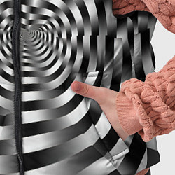 Детский жилет Оптическая иллюзия спиральное заклинание, цвет: 3D-красный — фото 2