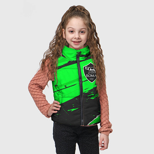 Детский жилет Roma sport green / 3D-Черный – фото 3