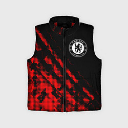 Детский жилет Chelsea sport grunge, цвет: 3D-красный