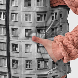 Детский жилет Эстетика хрущёвки, цвет: 3D-черный — фото 2