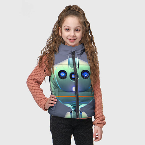 Детский жилет Робот человекоподобный / 3D-Черный – фото 3