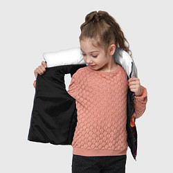 Детский жилет Доберман маркерами, цвет: 3D-черный — фото 2