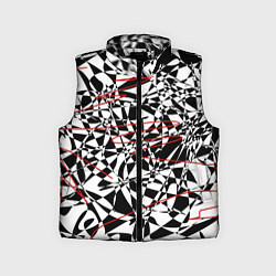 Детский жилет Графика, цвет: 3D-черный