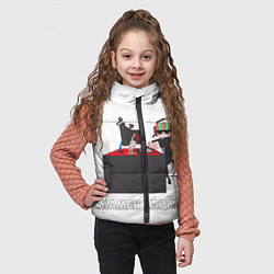 Детский жилет МАМЕН ХАЦКЕР, цвет: 3D-черный — фото 2
