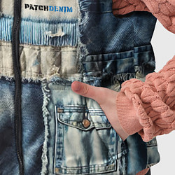 Детский жилет Patchwork denim - vogue, цвет: 3D-красный — фото 2