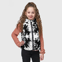 Детский жилет Серо белый тайдай, цвет: 3D-красный — фото 2