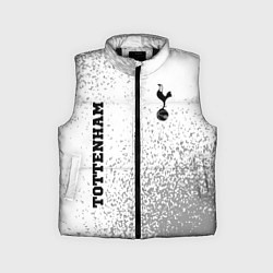 Детский жилет Tottenham sport на светлом фоне вертикально, цвет: 3D-черный