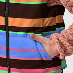 Детский жилет Разноцветный полосатый, цвет: 3D-светло-серый — фото 2