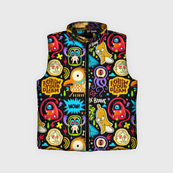 Детский жилет Follow your dream monsters, цвет: 3D-черный