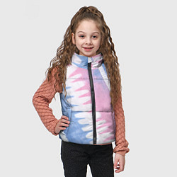 Детский жилет Полоски в стиле тай дай, цвет: 3D-черный — фото 2