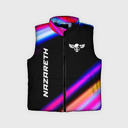 Детский жилет Nazareth neon rock lights, цвет: 3D-черный