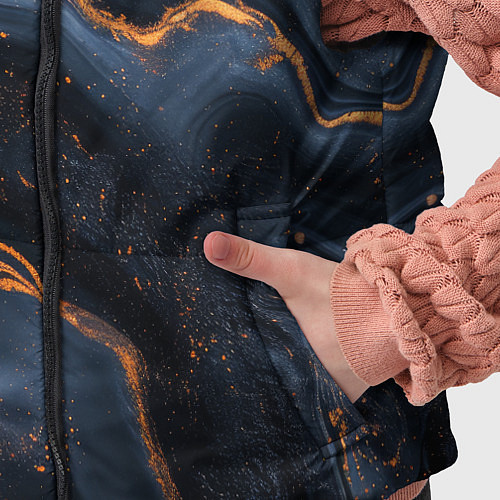 Детский жилет Лакшери текстура с узорами / 3D-Светло-серый – фото 5