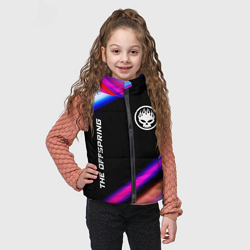 Детский жилет The Offspring neon rock lights / 3D-Черный – фото 3