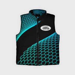 Детский жилет Land Rover electro hexagon, цвет: 3D-черный