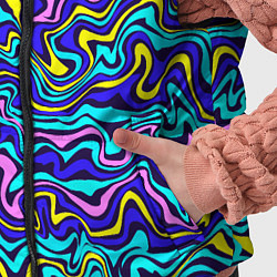 Детский жилет Psychedelic multicolored pattern, цвет: 3D-черный — фото 2