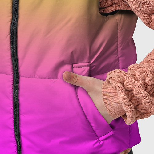 Детский жилет Градиент яркий / 3D-Светло-серый – фото 5