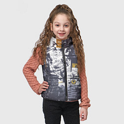 Детский жилет Газетная страничка, цвет: 3D-красный — фото 2