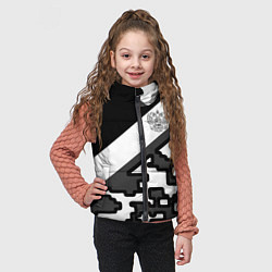 Детский жилет Россия камуфляж текстура, цвет: 3D-красный — фото 2