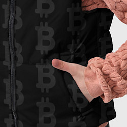 Детский жилет Биткоин - символ буквы, цвет: 3D-красный — фото 2