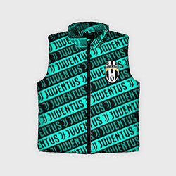Детский жилет Juventus pattern logo steel, цвет: 3D-черный