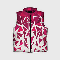 Детский жилет Яркий абстрактный узор для спорта, цвет: 3D-черный