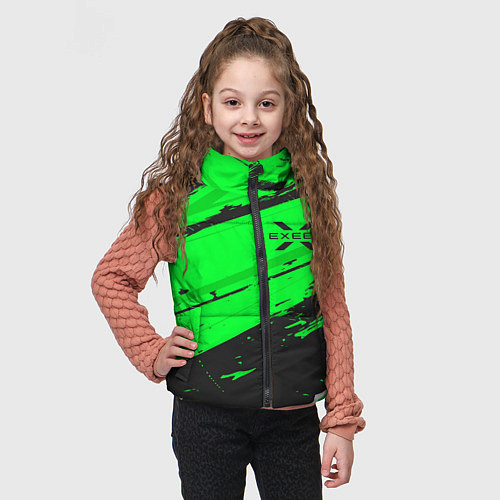 Детский жилет Exeed sport green / 3D-Черный – фото 3