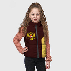 Детский жилет Россия ретро стиль, цвет: 3D-светло-серый — фото 2