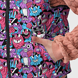 Детский жилет Смеющиеся монстры, цвет: 3D-красный — фото 2