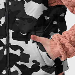 Детский жилет Камуфляж серый, цвет: 3D-черный — фото 2