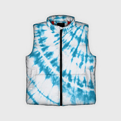 Детский жилет Тай-дай бело-синий, цвет: 3D-красный