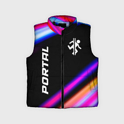 Детский жилет Portal fast light neon stripes