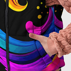 Детский жилет Joy wave - ai art fantasy, цвет: 3D-красный — фото 2