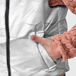 Детский жилет Белая чешуя змеи, цвет: 3D-черный — фото 2