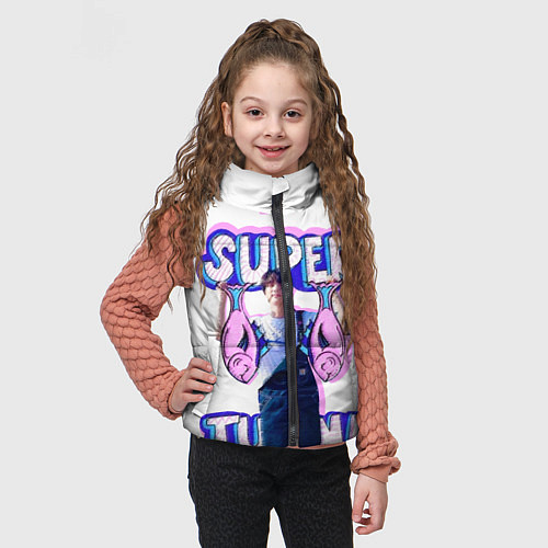 Детский жилет BTS Super Tuna / 3D-Светло-серый – фото 3