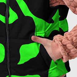 Детский жилет Зелёный камуфляж милитари, цвет: 3D-черный — фото 2