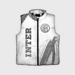 Детский жилет Inter - white gradient вертикально, цвет: 3D-черный