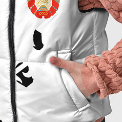 Детский жилет СССР текстура герб, цвет: 3D-красный — фото 2