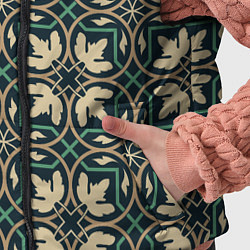 Детский жилет Геометрический узор арабеска, цвет: 3D-светло-серый — фото 2