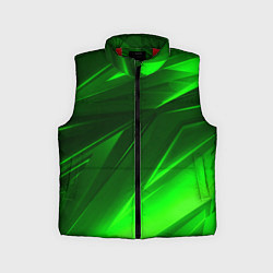 Детский жилет Кислотные стрипсы неон, цвет: 3D-красный