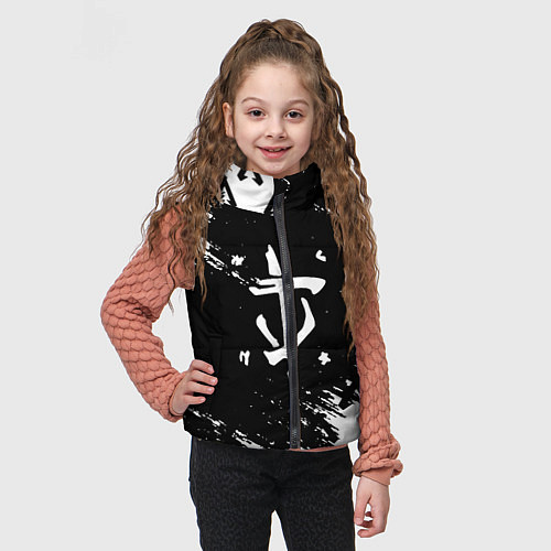 Детский жилет Doom палач лого / 3D-Красный – фото 3